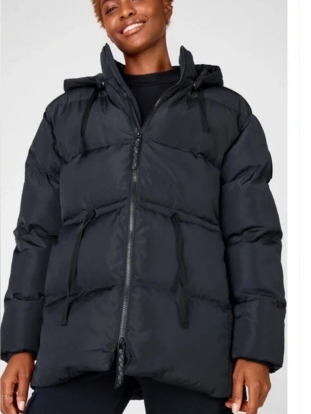 Fabletics Black Puffer Jacket